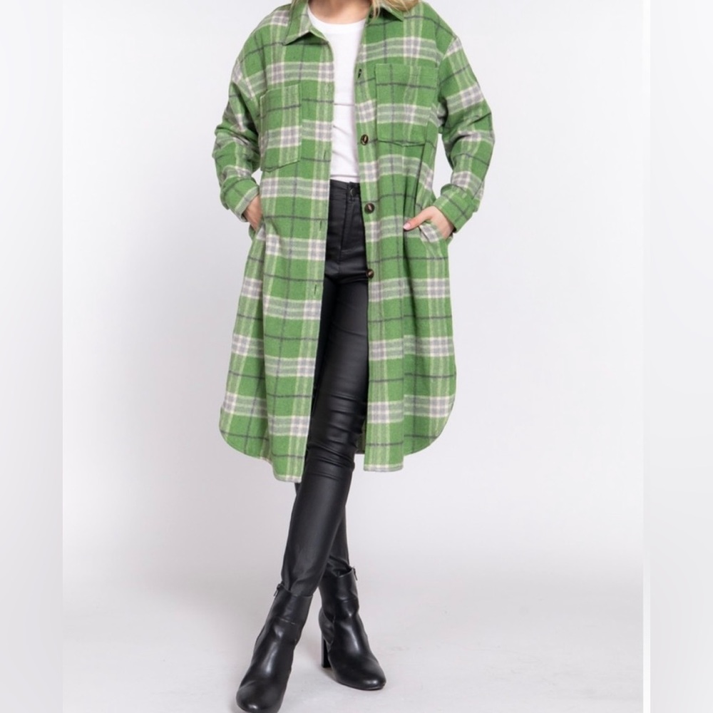 Flannel Long Sleeved Jacket